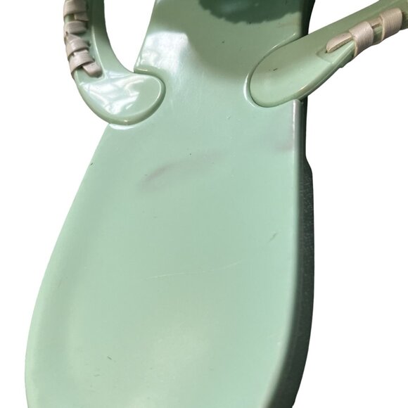 Jack Rogers Georgica Mint Green Jelly Sandals Size 10 - Picture 8 of 9